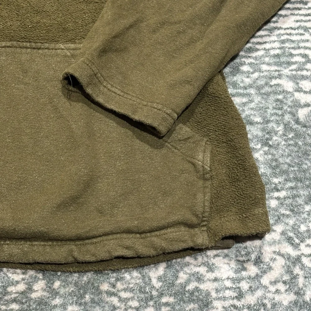 REI Wallace Lake Hemp/Cotton pullover Olive Green  XL
